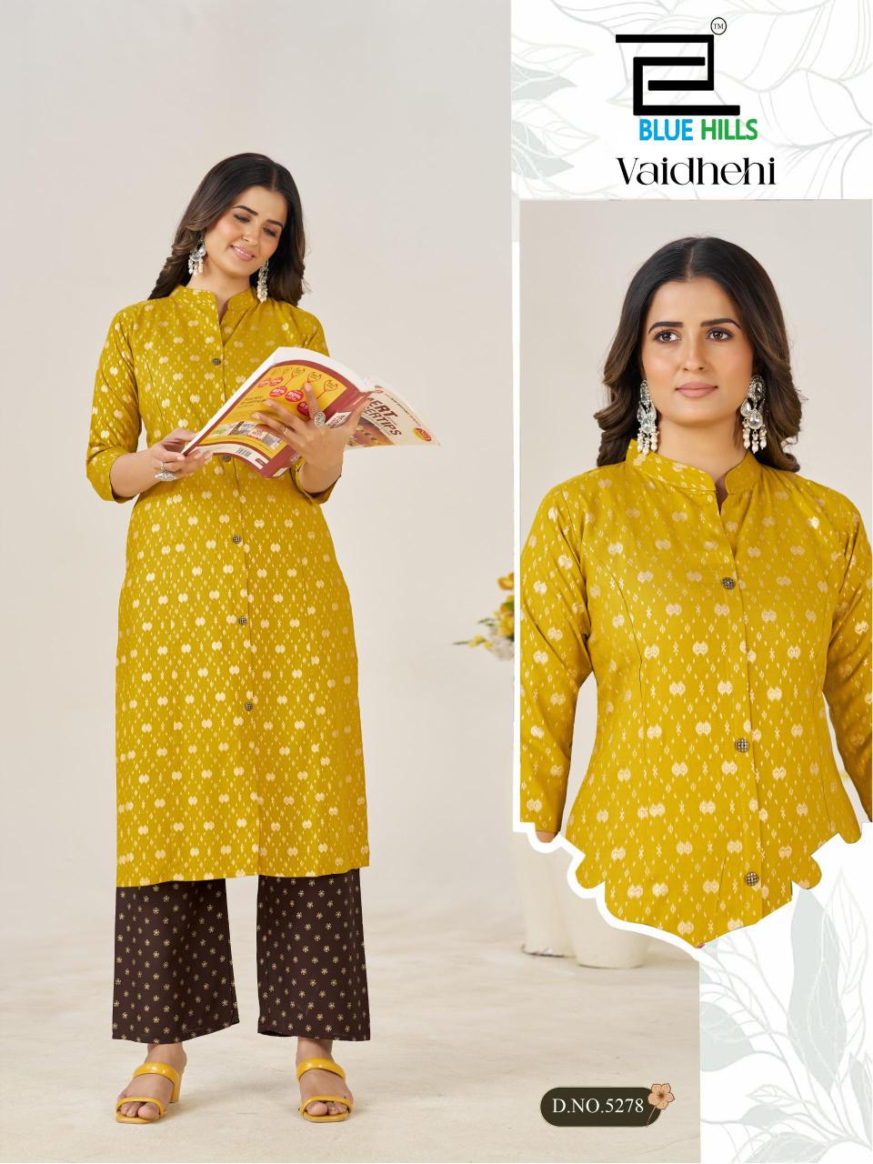 Blue hills vaidhehi princess cut kurtis wholesale